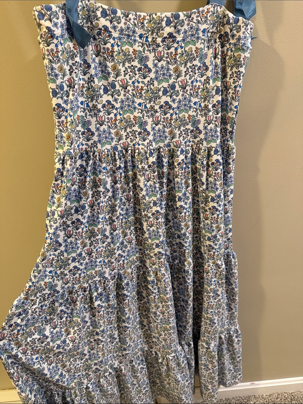 Smith & Quinn Floral Dress with Blue and Green Print - Picture 4 of 6